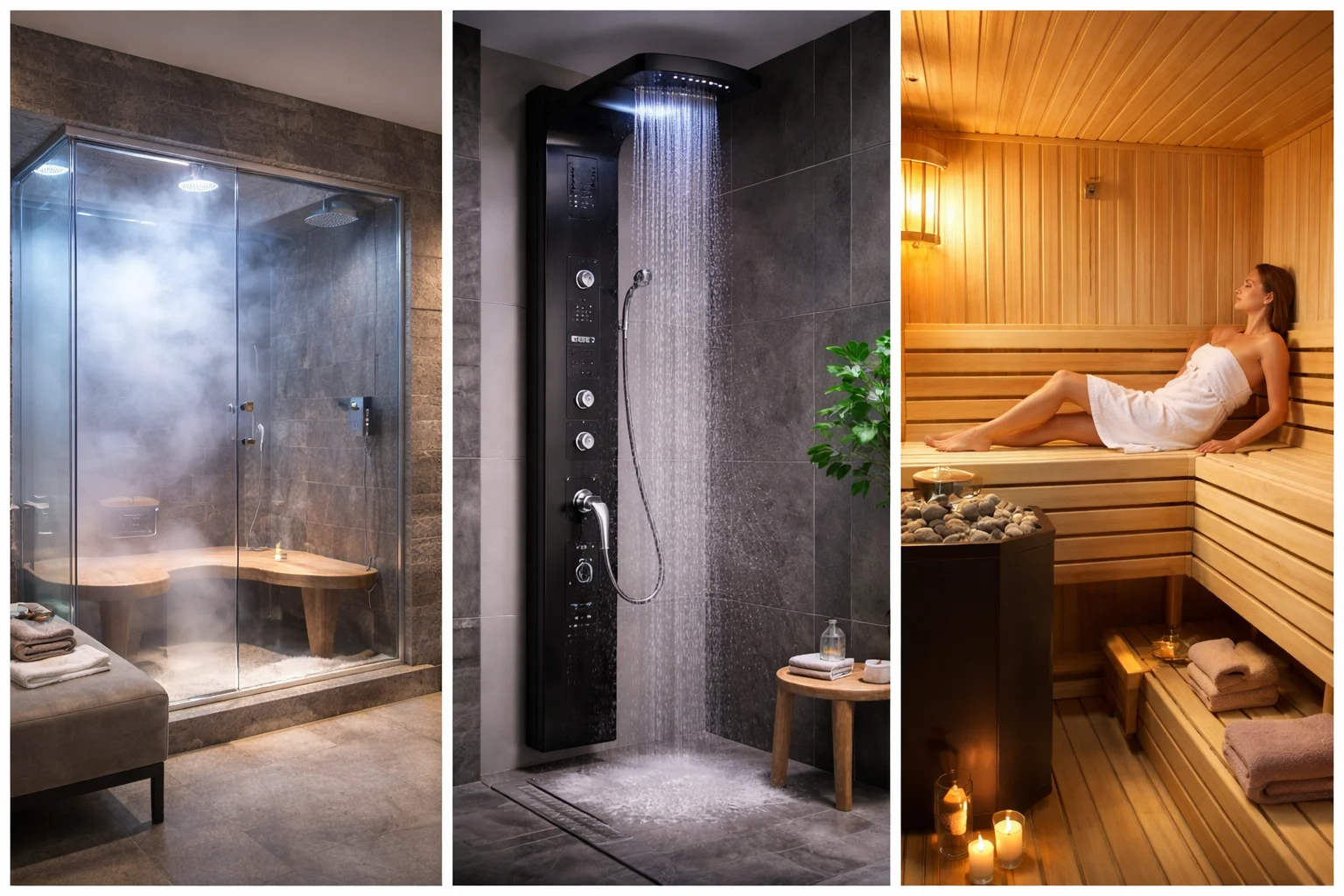 Steam Sauna & Shower Panel